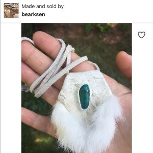 Crystal pelt necklace